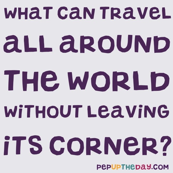 travel around the world without leaving its corner