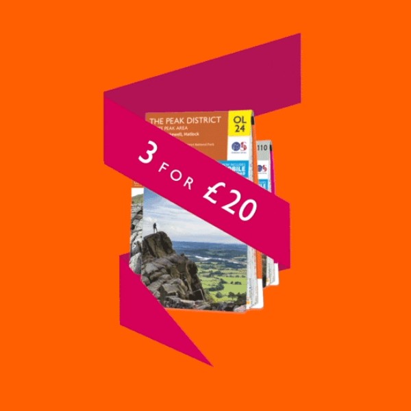 3 for £20 on OS Paper Maps!