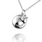 COMPETITION: WIN an adorable handmade curled up cat necklaces - worth £95!