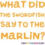 Joke: What did the swordfish say to the marlin?