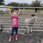 Photo of the day - 9th May 2021 - My great/granddaughter at the farm