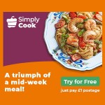 FREE OFFER FROM SIMPLY COOK: Try your first box for Free (just pay £1 postage)