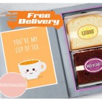 💖💖💖VALENTINE OFFER: Personalised Card Including 2 Cake Slices + Free Delivery! - £5.99!