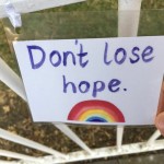 Sign bombing outside local school brightened our day