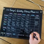 PRODUCT OF THE WEEK: Personalised Colour Weekly Fitness Planner 