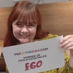 CASH PRIZE WINNER: Claire won £60 cash on 30th August 2020
